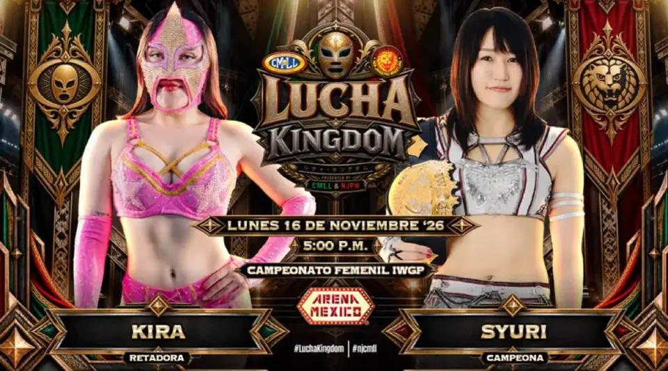 Kira tendrá una oportunidad por el Campeonato Femenil IWGP en Lucha Kingdoom | CMLL
