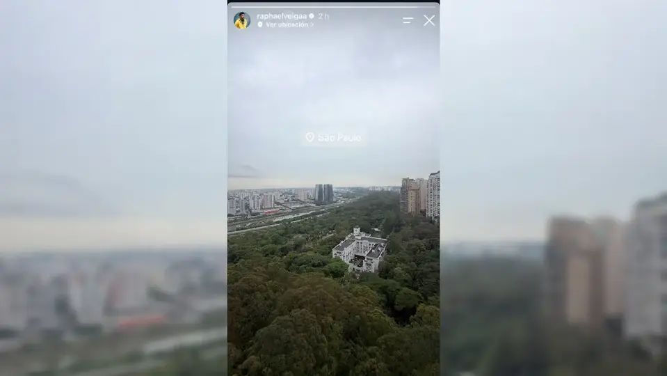 La foto que compartió Raphael Veiga | Captura de pantalla