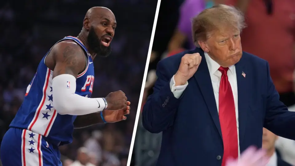 VIDEO: La actitud de LeBron James durante el himno nacional que 'enfureció' a Donald Trump
