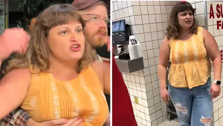 VIDEO: ‘Lady Gringa’ insulta a trabajadores de taquería en CDMX y avienta los tacos de un cliente