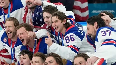 Estados Unidos volvió a ganar el oro en 2026 | AP