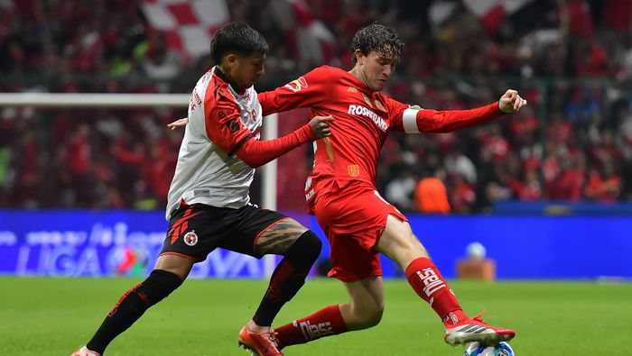 Marcel Ruiz en el partido contra Xolos de Tijuana en la Jornada 6 del Clausura 2026 | IMAGO 7