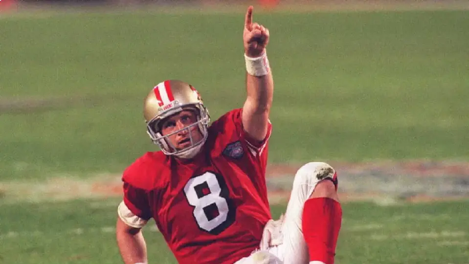 Steve Young con los San Francisco 49ers | AFP