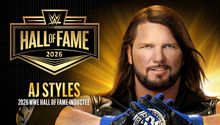 ¡Sorpresa fenomenal! AJ Styles será inducido al Salón de la Fama de WWE este mismo 2026