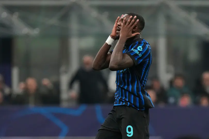 Marcus Thuram se lamenta tras una falla en el partido contra Bodo/Glimt | AP