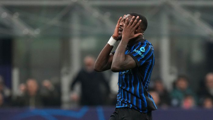 Marcus Thuram se lamenta tras una falla en el partido contra Bodo/Glimt | AP