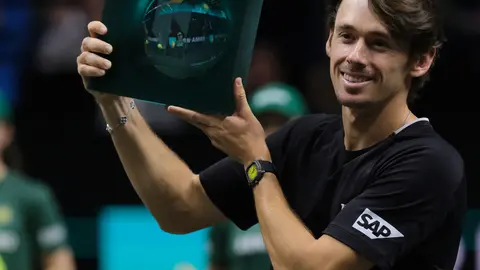 Alex de Minaur no pudo levantar el trofeo en México nuevamente | AP