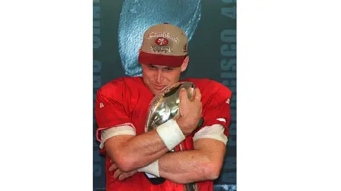 Steve Young con los San Francisco 49ers | AFP