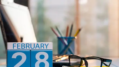 La razón por la que febrero tiene 28 días está ligada a las reformas del calendario en la Antigua Roma. / iStock