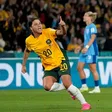 Sam Kerr con la Selección de Australia en la Semifinal de la Copa Mundial 2023 | AP