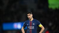 Hakimi durante el partido de PSG en la Ligue 1 | AP