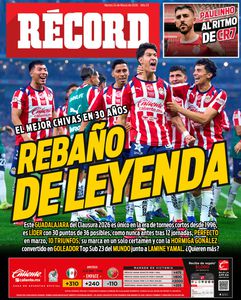 Portada RÉCORD 24 de marzo de 2026