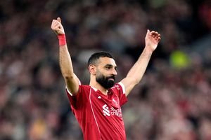 Salah festeja en un partido del Liverpool | AP