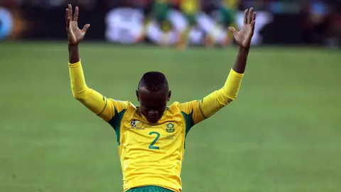 Siboniso Gaxa con la Selección de Sudáfrica en la Copa del Mundo 2010 | MEXSPORT