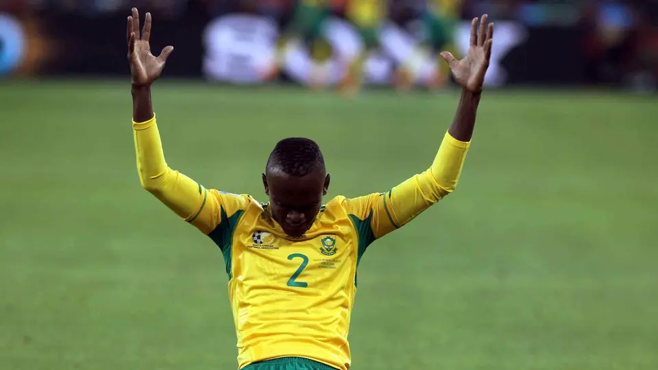 Siboniso Gaxa con la Selección de Sudáfrica en la Copa del Mundo 2010 | MEXSPORT