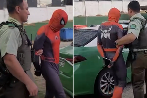 Detienen a “Hombre Araña” en Chile: tenía orden de captura y antecedentes penales / VIDEO