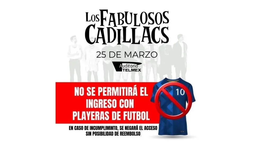 La publicación sobre la prohibición fue eliminada horas después./ X @AuditorioTelmex