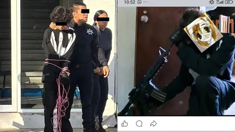 VIDEO: Alumno dispara contra dos maestras en escuela de  Michoacán; habría advertido el ataque