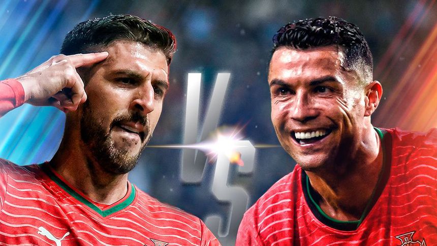 Paulinho y Cristiano Ronaldo  ROTA | RÉCORD