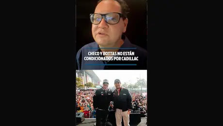 CHECO Y BOTTAS NO ESTÁN CONDICIONADOS POR CADILLAC
