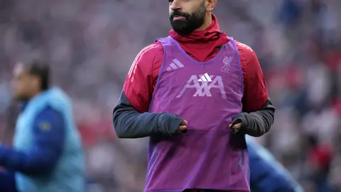 Salah en un partido del Liverpool | AP