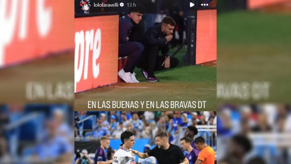Así fue el mensaje de Lorenzo Faravelli para Anselmi | CAPTURA DE PANTALLA