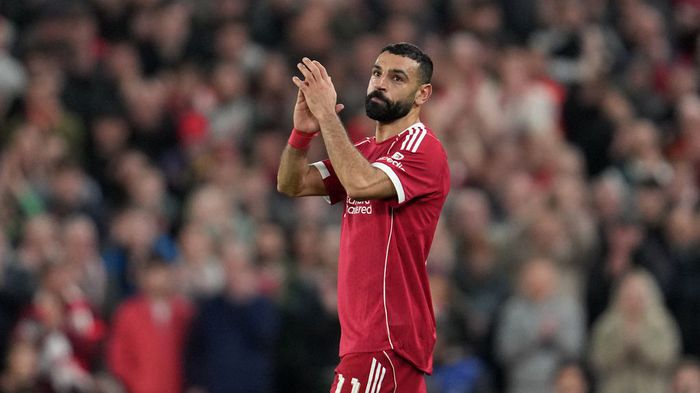 Salah en un partido del Liverpool | AP
