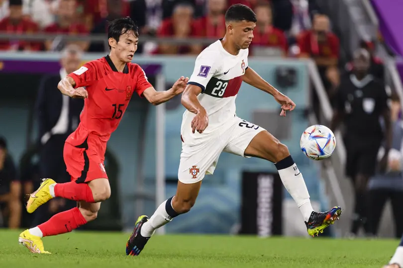 Matheus Nunes, jugador portugués, con la Selección de Portugal en el Mundial 2022 | MEXSPORT