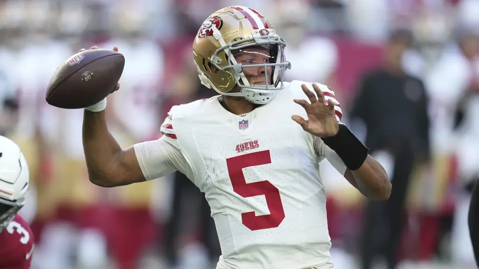 Josh Dobbs, en su etapa con los San Francisco 49ers | AP
