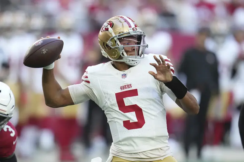 Josh Dobbs, en su etapa con los San Francisco 49ers | AP