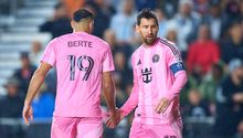 Germán Berterame con Lionel Messi en Inter Miami | MEXSPORT