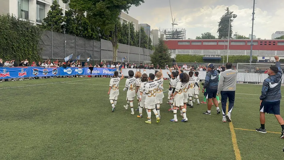 Celebran jugadores de Pumas Sub-10 l X:PumasMXCantera