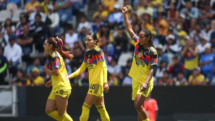 Jugadoras de América en celebración en el Clausura 2026 de la Liga MX Femenil | IMAGO 7