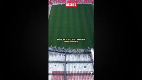 Así se ve el Estadio Banorte desde un Dron