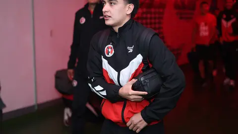 Gilberto Mora previo a un partido de Xolos de Tijuana en el Clausura 2026 de la Liga MX | IMAGO 7