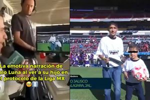 reacción de Lalo Luna al ver a su hijo | CAPTURA