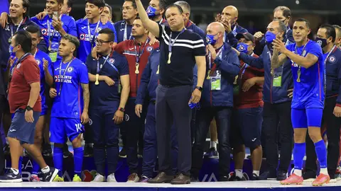 Juan Reynoso luego de ganar el Guardianes 2021 con Cruz Azul | MEXSPORT