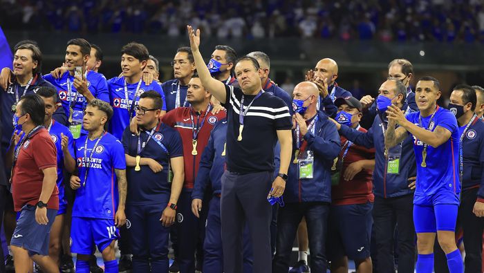Juan Reynoso luego de ganar el Guardianes 2021 con Cruz Azul | MEXSPORT