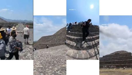 Video 360 grados en Teotihuacán muestra cómo se preparó el ataque armado del 20 de abril
