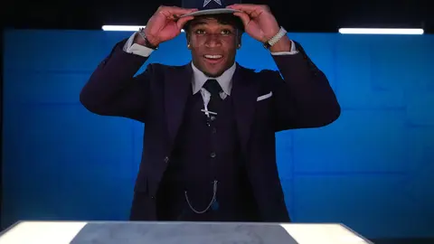Caleb Downs elegido por los Cowboys en el Draft 2026 de la NFL | AP