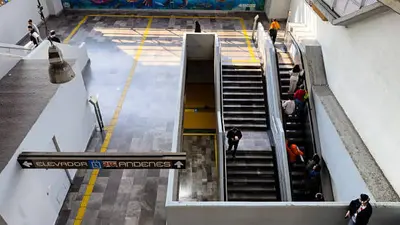 Metro CDMX: caída masiva en Miguel Ángel de Quevedo deja 11 lesionados
