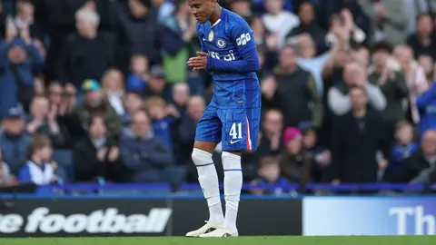 Estevao en un partido del Chelsea | AP