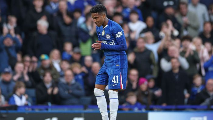 Estevao en un partido del Chelsea | AP