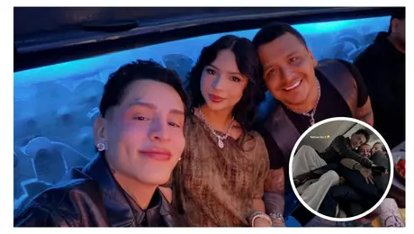 Kunno desmiente separación de Ángela Aguilar y Christian Nodal con foto: “Felices los tres”