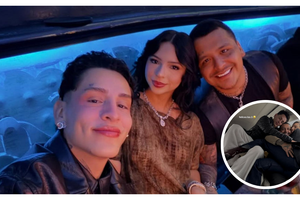 Kunno desmiente separación de Ángela Aguilar y Christian Nodal con foto: “Felices los tres”