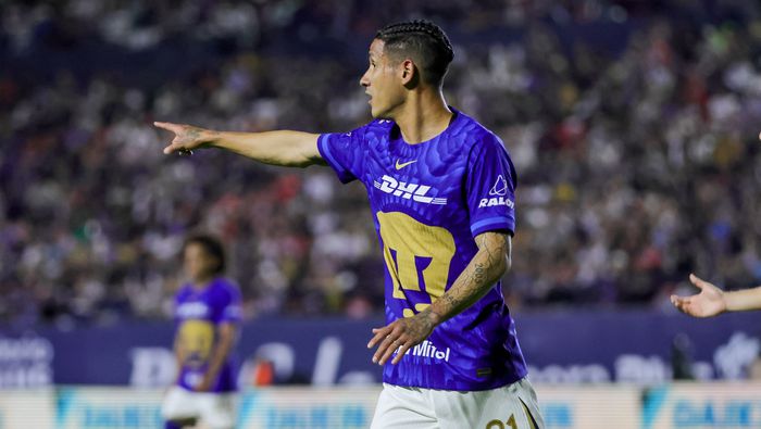 Uriel Antuna con Pumas en el Clausura 2026 de la Liga MX | MEXSPORT