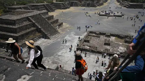 La zona arqueológica de Teotihuacán ya fue abierta al público/AP