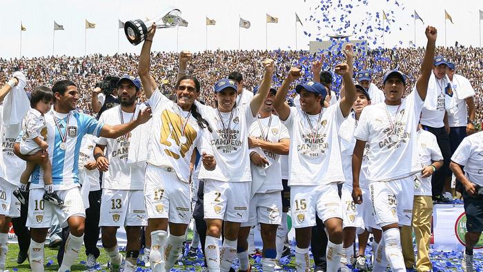 Pumas celebra el título del Clausura 2011, en el Olímpico de CU. l MEXSPORT