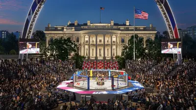 UFC revela nuevas imágenes de la Casa Blanca y del Freedom 250 Fan Fest previo al histórico evento