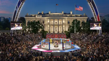 UFC revela nuevas imágenes de la Casa Blanca y del Freedom 250 Fan Fest previo al histórico evento